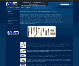 Networkselectronic.com(Aerospace Military Pyrotechnics Devices Supplies Initiators CAD PAD) Screenshot