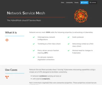 Networkservicemesh.io(Network Service Mesh) Screenshot