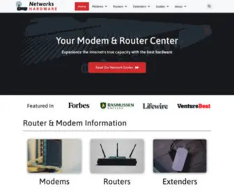 Networkshardware.com(Your Modem & Router Center) Screenshot