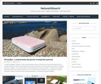 Networkshare.fr(Astuces, tutos, tests, objets connectés… 100% high-tech) Screenshot