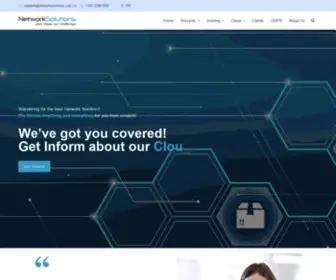 Networksolutions.com.cy(Network Solutions Ltd) Screenshot