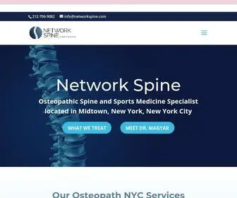 Networkspine.com(Osteopath NYC) Screenshot