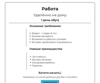 Networkstartup.ru(Работа через интернет) Screenshot