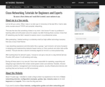 Networkstraining.com(Cisco Networking Tutorials) Screenshot