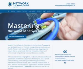 Networktechnologies.co.uk(IT solutions and services) Screenshot