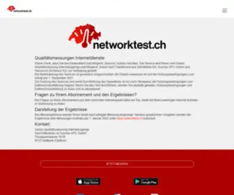 Networktest.ch(Website) Screenshot