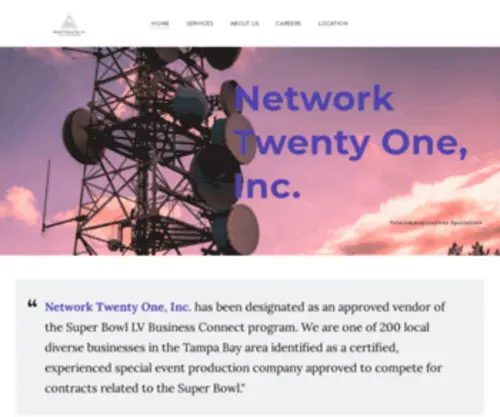 Networktwentyoneinc.com(Network Twenty One Inc) Screenshot