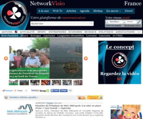 Networkvisio.com(NetworkVisio France) Screenshot