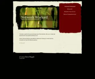 Networkwarlord.net(Network Warlord) Screenshot