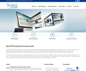 NetWorldsolution.com(PHP Web Development Company in Delhi) Screenshot