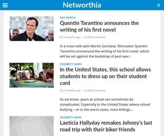 Networthia.com(Celebrity Net Worth) Screenshot