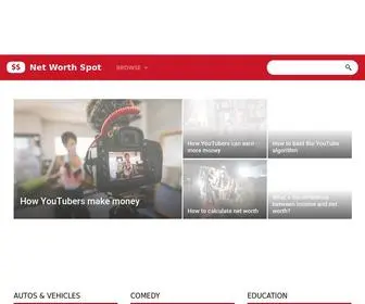 Networthspot.com(Net Worth Spot) Screenshot