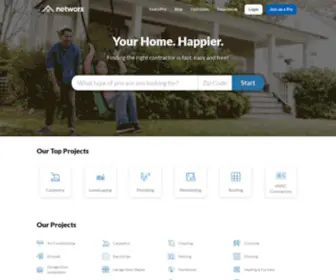 Networx.com(Local Contractors & Home Improvement Professionals) Screenshot
