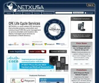 NetXusa.com(Ingram Micro Communication Solution Services) Screenshot