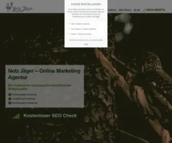 Netz-Jaeger.de(NETZ JÄGER) Screenshot