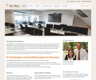 Netz-Weise-IT.training(IT-Schulungen und Seminare aus Hannover) Screenshot