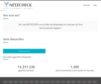 Netzcheck.com(Mehr Sicherheit im Netz) Screenshot