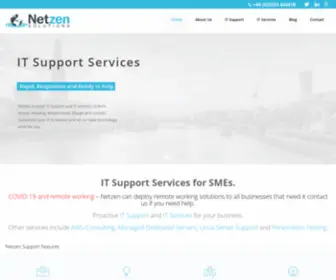 Netzensolutions.com(Proactive IT Support Company) Screenshot