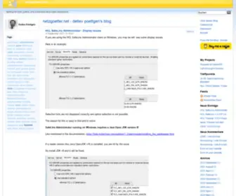 Netzgoetter.net(Detlev poettgen's blog) Screenshot