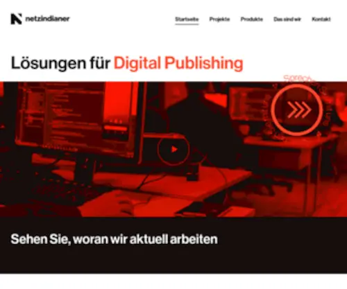 Netzindianer.de(Lösungen für Digital Publishing) Screenshot