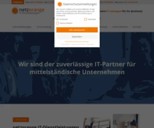 Netzorange.de(IT-Dienstleister Köln) Screenshot