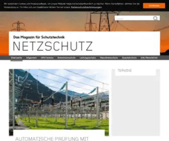 Netzschutz-Magazin.com(Netzschutz ist das neue fachkompendium der schutztechnik) Screenshot