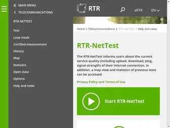 Netztest.at(RTR-NetTest) Screenshot