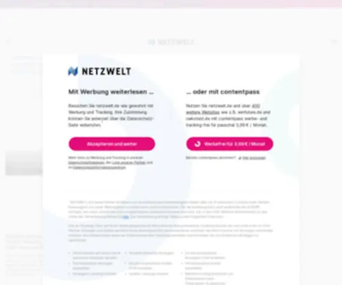 Netzwelt.de(Tests, Downloads, Anleitungen, Kaufberatungen & Videos) Screenshot
