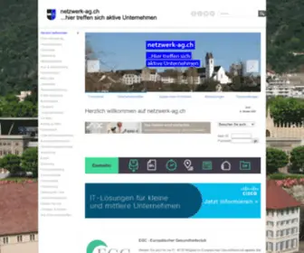 Netzwerk-AG.ch(Herzlich willkommen) Screenshot