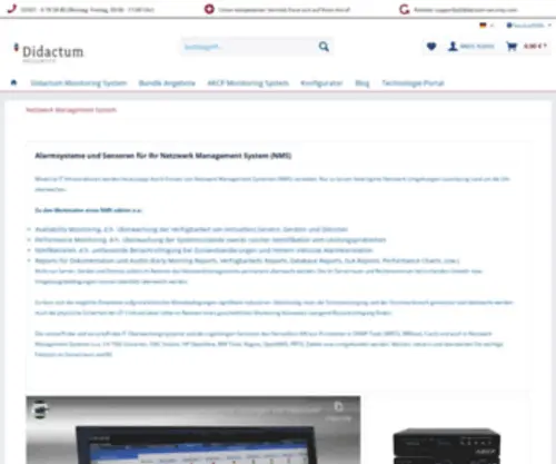 Netzwerk-Management-SYstem.de(Netzwerk Management System) Screenshot