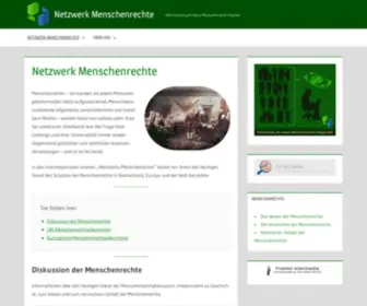 Netzwerk-Menschenrechte.de(Netzwerk Menschenrechte) Screenshot