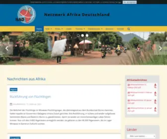 Netzwerkafrika.de(Netzwerk Afrika Deutschland e.V) Screenshot