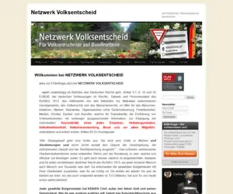 Netzwerkvolksentscheid.de(Netzwerk Volksentscheid) Screenshot