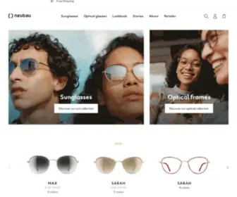 Neubau-Eyewear.com(Glasses from neubau eyewear) Screenshot