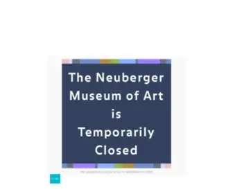 Neuberger.org(The Neuberger Museum of Art) Screenshot