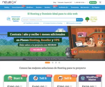 Neubox.com(Hospedaje Web) Screenshot