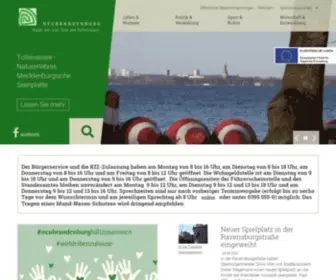 Neubrandenburg.de(Stadt Neubrandenburg) Screenshot
