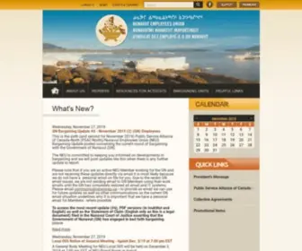 Neu.ca(Nunavut Employee Union) Screenshot