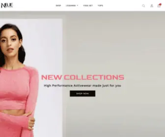 Neueactive.com(Neue Activewear) Screenshot