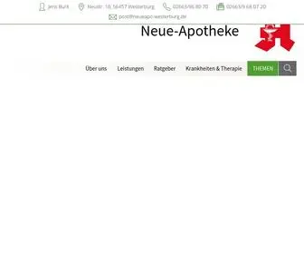 Neueapo-Westerburg.de(Neue-Apotheke inWesterburg) Screenshot