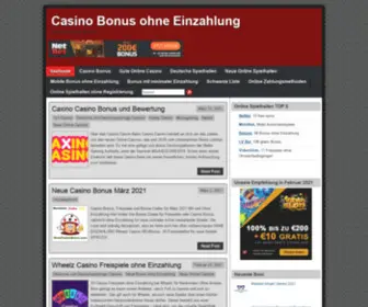Neuecasinobonus.com Screenshot