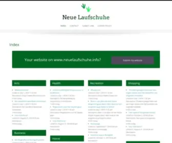 Neuelaufschuhe.info(Neue Laufschuhe) Screenshot