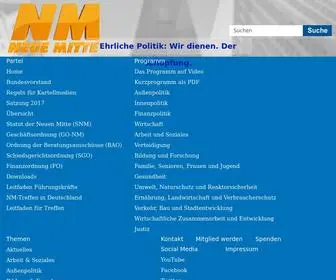 Neuemitte.org(Neue Mitte) Screenshot