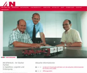 Neuenhaus.com(Ihr starker Partner für Entsorgung) Screenshot