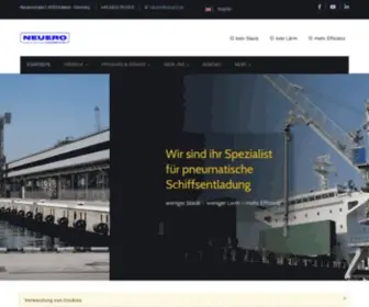 Neuero.de(Spezialist für Schiffsbelader & Schiffsentlader) Screenshot