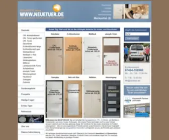 Neuetuer.de(Innentüren Shop Zimmertüren Bestellen Tür Innentür Zimmertür) Screenshot