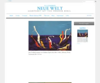 Neuewelt.at(Illustrierte Neue Welt) Screenshot