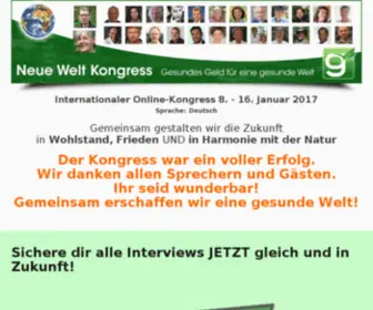 Neueweltkongress.de(Neueweltkongress) Screenshot