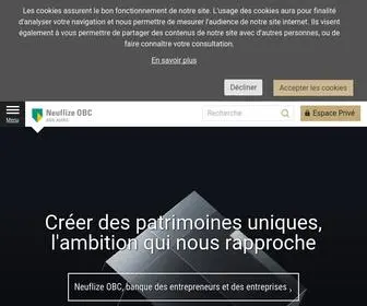 Neuflizeobc.fr(Découvrez la banque privée Neuflize OBC) Screenshot