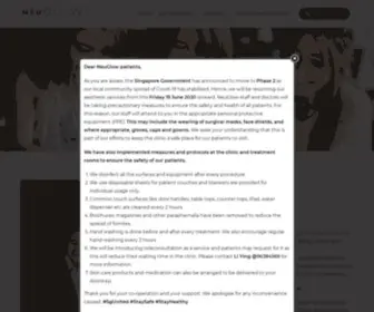 Neuglow.com(Aesthetic Clinic in Singapore for Face) Screenshot